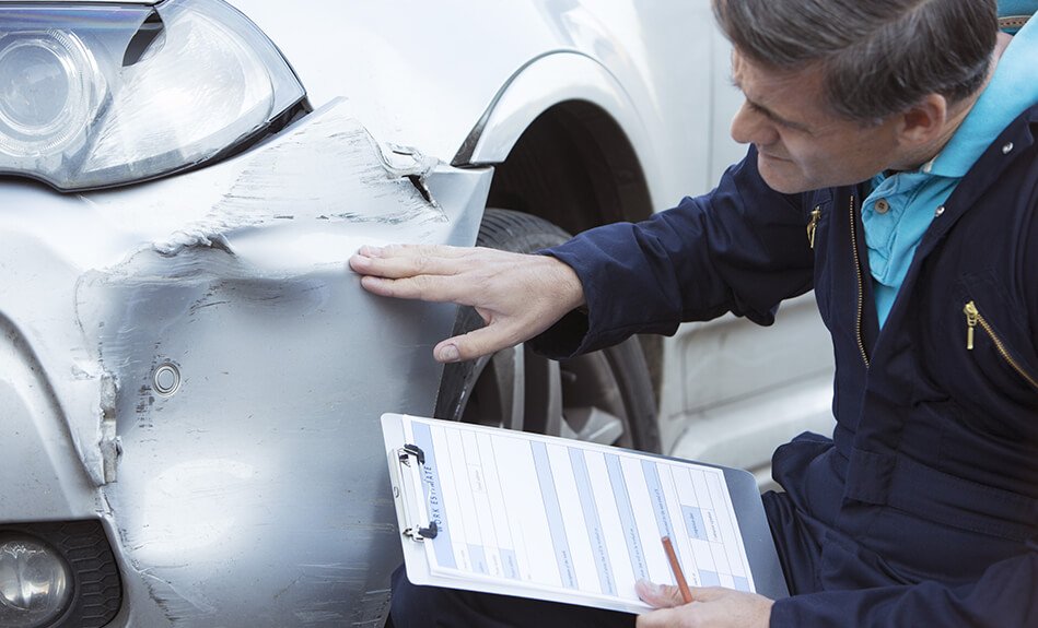 Assessing accident damage and writing up a quote
